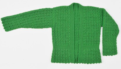 Emerald Peplum Cardigan