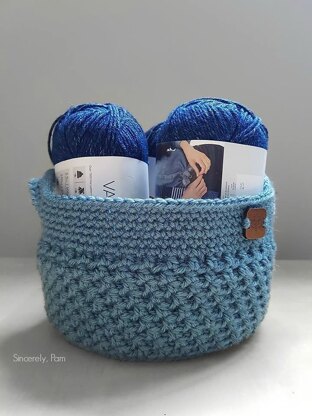 Lansdowne Basket Crochet pattern by Sincerely Pam | LoveCrafts