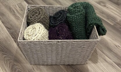 Seed Stitch Infinity Scarf