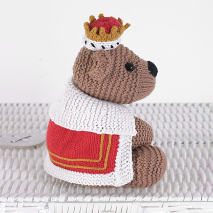 Charles Bear - Free Toy Knitting Pattern for Kids in Paintbox Yarns Cotton DK by Paintbox Yarns