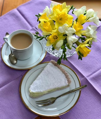 Lemon Meringue Pie Slice Play or Display Food or Pin Cushion