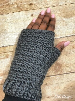 Lemon Peel Fingerless Gloves