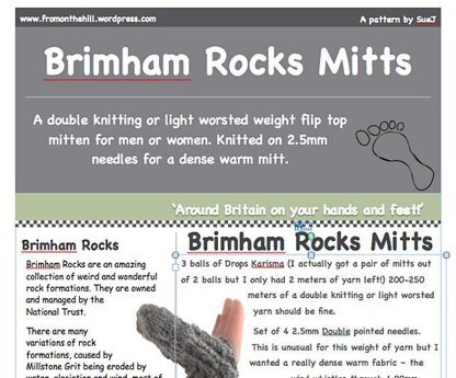 Brimham Rocks Flip Top Mitts