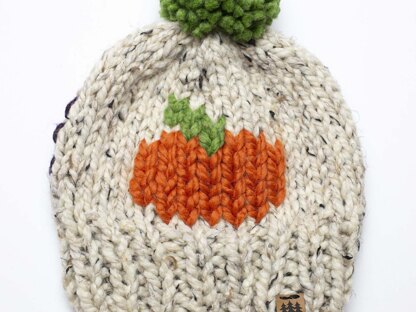 Little Pumpkin Pompom Hat Baby Children Women Halloween Fall Thanksgiving