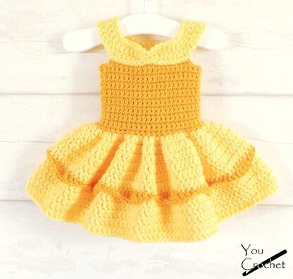 belle yellow dress pattern