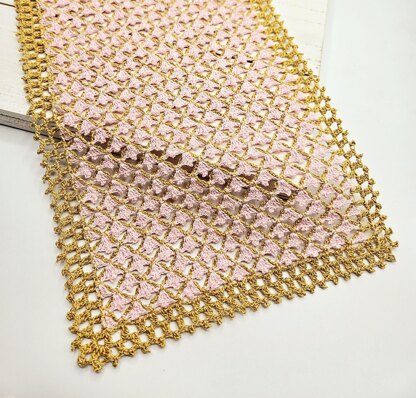 Rose Gold Table Runner