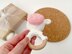 Cow crochet pattern Baby rattle toy Amigurumi farm animal Teether ring