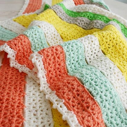 Citrus Stripe Blanket