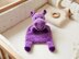 Crochet Pattern Happy Hippo Cuddle Cloth -The Cozy Companion