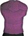 Purple Rotlaub Leaf Collar Shrug