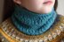 Peregrine Cowl for Aran yarn