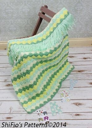 Shelly Blanket Crochet Pattern #37