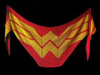 Wonder Woman Wrap (crochet)