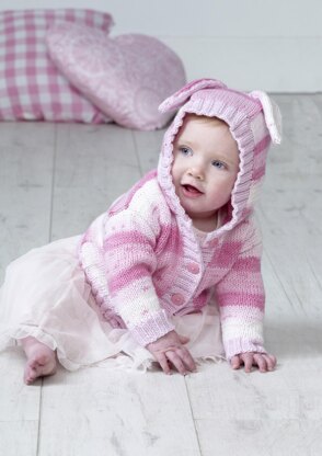 Hooded Jackets in King Cole Cottonsoft Baby Crush DK- 5104pdf - Downloadable PDF