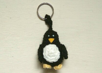 Patrick the Penguin key chain