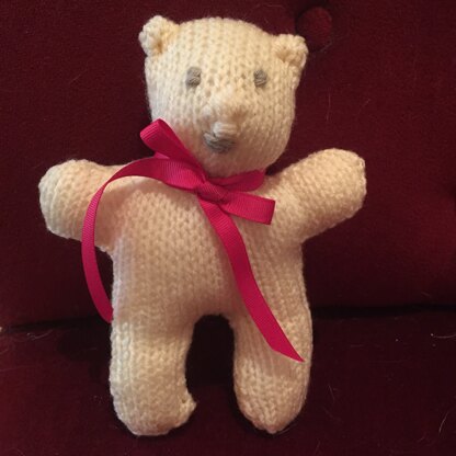 Knitted teddy bear