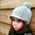 Snowball Cable Hat