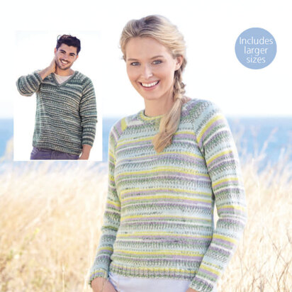 Sweaters in Sirdar Crofter DK - 8113 - Downloadable PDF