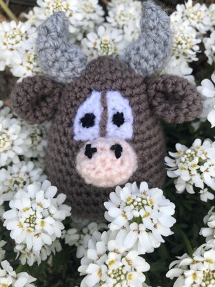 Bull amigurumi doll