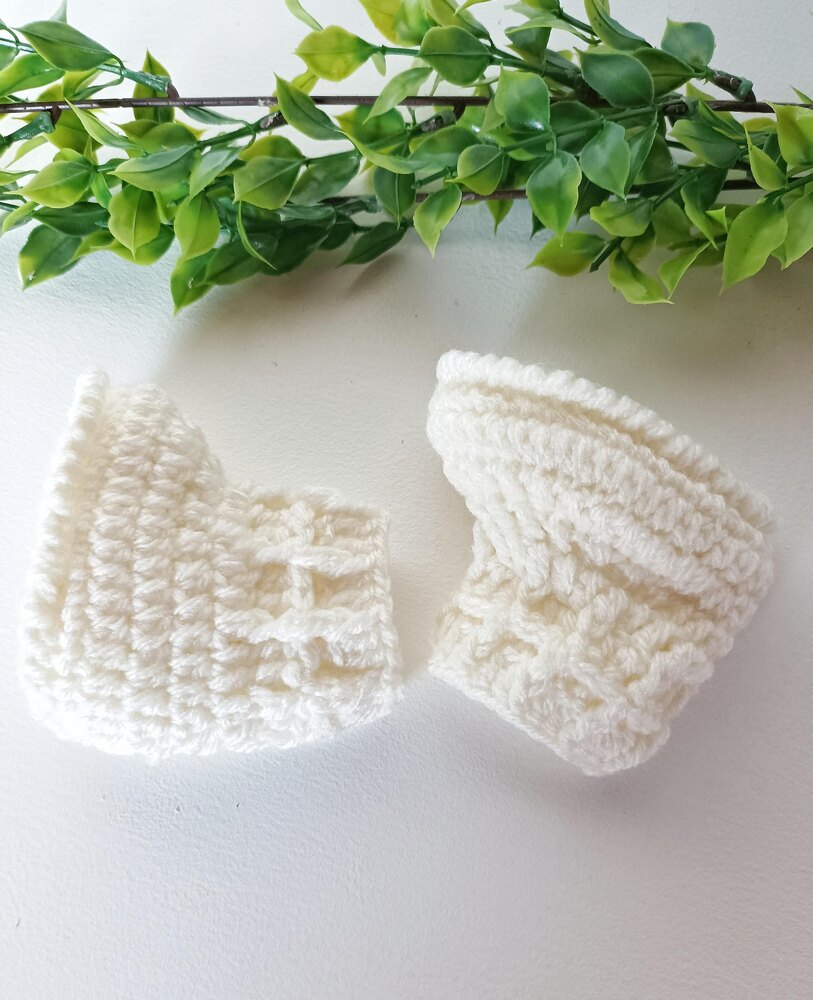 Waffle Baby Boots Crochet pattern by BabyCrochetDesigns LoveCrafts