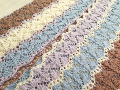 Pretty Beach Baby Blanket