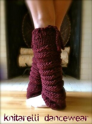 Merino Wool Aran Leg Warmers