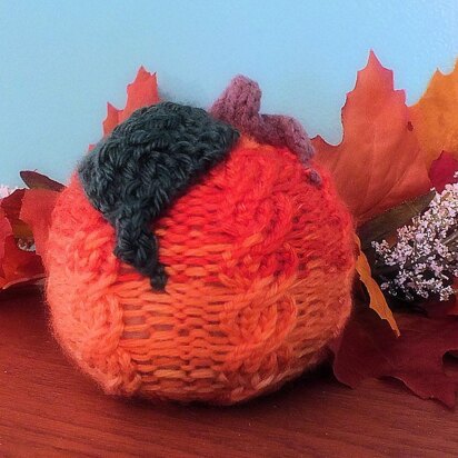 Scented Cabled Pumpkin