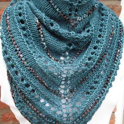 Shimmering seas shawl