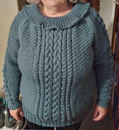 Nan's Teal Jumper