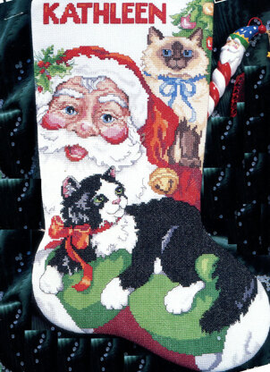 Santa's Furry Friends Stocking - PD