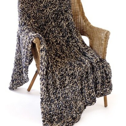 Champagne by Night Speed Stix Afghan in Lion Brand Jiffy - 60253