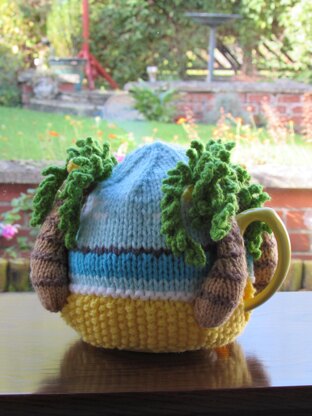 Palm Tree Beach Tea Cosy