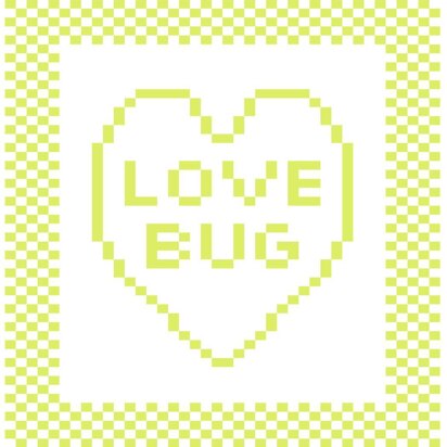 'Love Bug' Heart Dishcloth