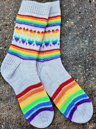 Put A Little Love In Your Heart Socks