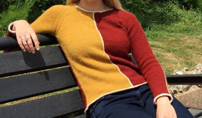 Coloured Panel Sweater