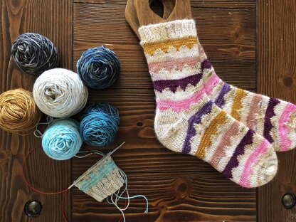 Candy Mountain Socks