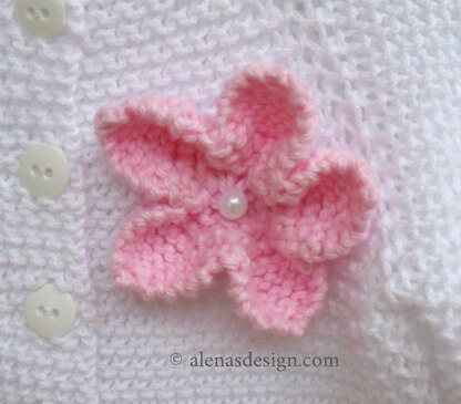 Baby Cardigan with Embellishments