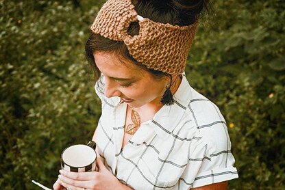 Knit Honeycomb Earwarmer Headband