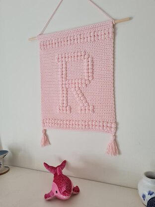 Letter R Wallhanging