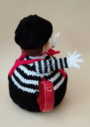 Mime Artist Tea Cosy