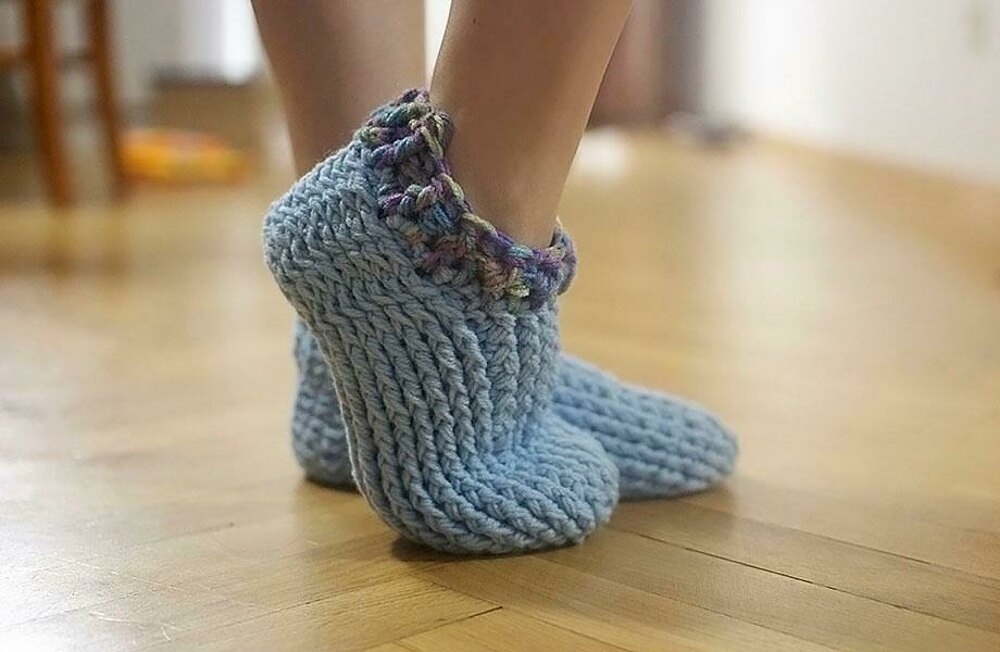 Adult Bulky Slippers Crochet pattern by Crochet by Jennifer
