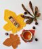 Autumn leaf table mat and coaster