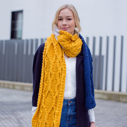 MillaMia Selma Cable Scarf PDF