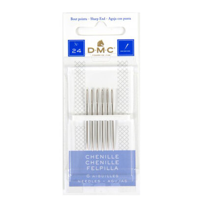 DMC 6 Chenille Needles (Size 24)