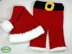 Newborn Santa Claus Hat and Pants