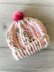 Baby Cable Beanie with Brim