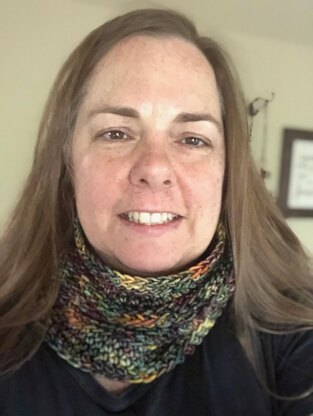 Crochet Cowl - Tesserae Mosaic Cowl