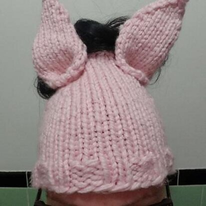 Bunny Love Ponytail Hat