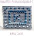 Bobble Stitch Personalised Squares A-Z US by Melu Crochet