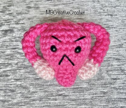 Uterus mini keychain